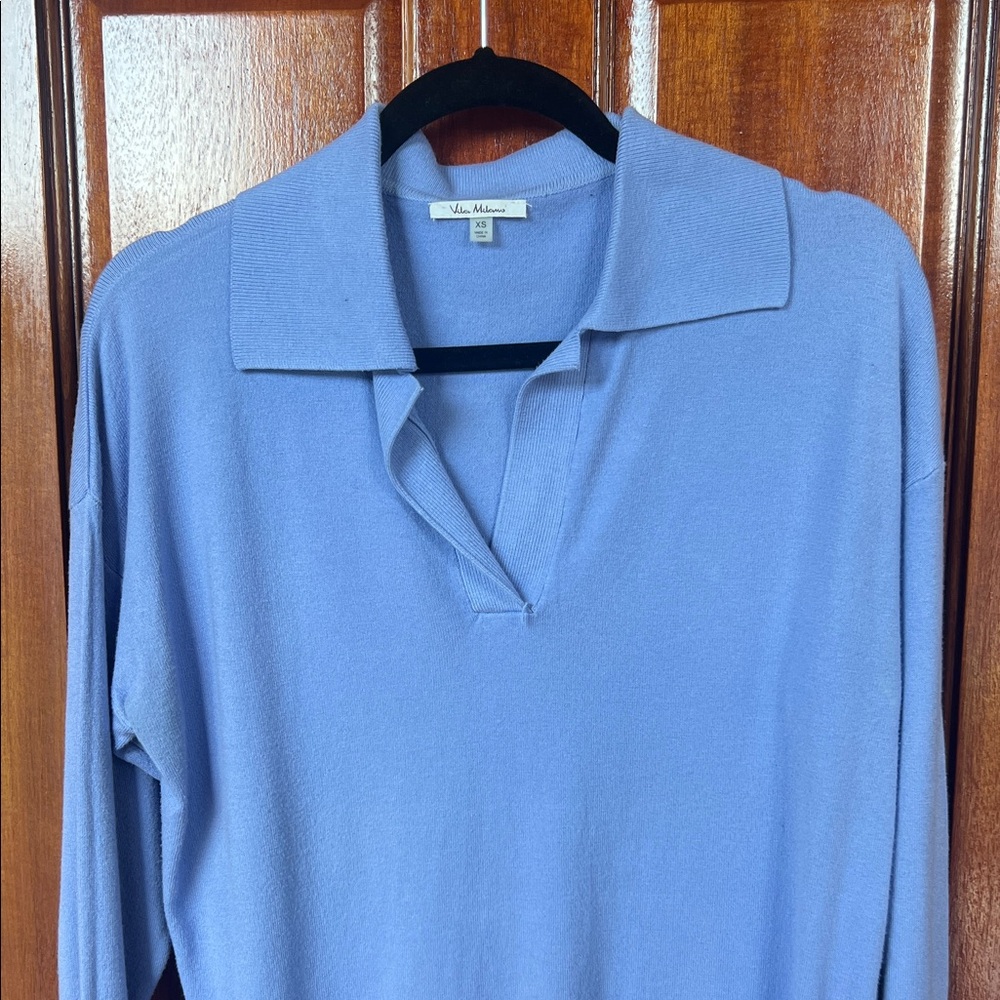 Lavender Long Sleeve Polo Shirt